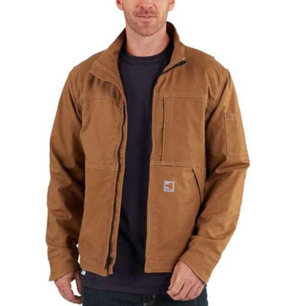 Carhartt FR Full Swing Quick Duck Jacket in Brown